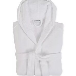 Lacoste Women’s Hooded 100% Cotton Robe